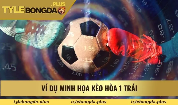 Ví dụ minh họa kèo hòa 1 trái