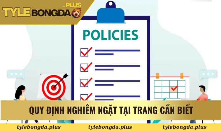 chơi có trách nhiệm 3 Những quy định nghiêm ngặt tại trang dành cho người đọc